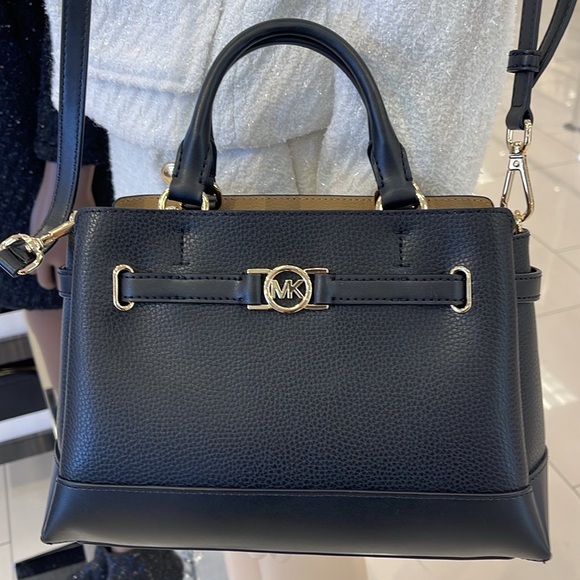 Michael Kors Reed Small Satchel Crossbody Center Zip Bag
Color: Black 
NWT - Picture 14 of 16